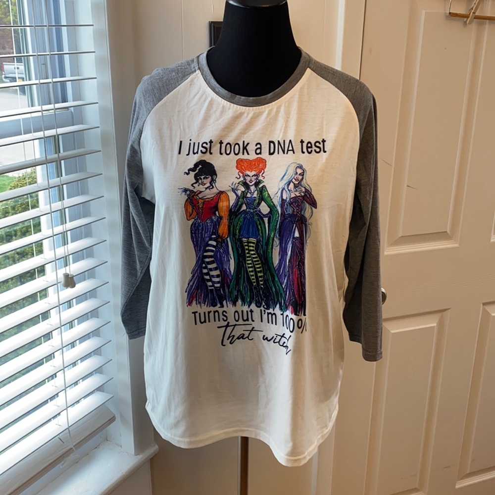 Hocus pocus baseball tee